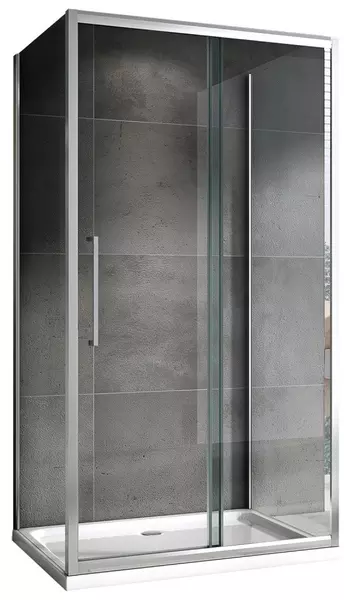 

Душевой угол-ограждение «Abber» Schwarzer Diamant AG30150H-S50-S50 150/50 прямоугольный прозрачный/хром без поддона