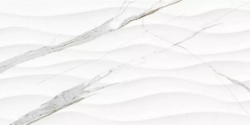 Настенная плитка «Тянь-Шань Керамик» Махаон Glossy 60x30 рельеф TP3604SWAY белый