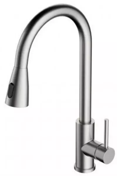 

Смеситель для кухонной мойки «Alveus» Flexa Primrose PS 1148261 с выдвижным изливом сатинированная сталь