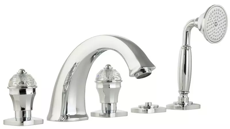 

Смеситель на борт ванны «Migliore» Korona Crystal 27308 хром