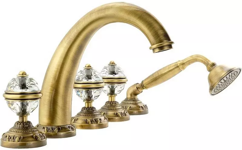 

Смеситель на борт ванны «Migliore» Cristalia 18581 бронза