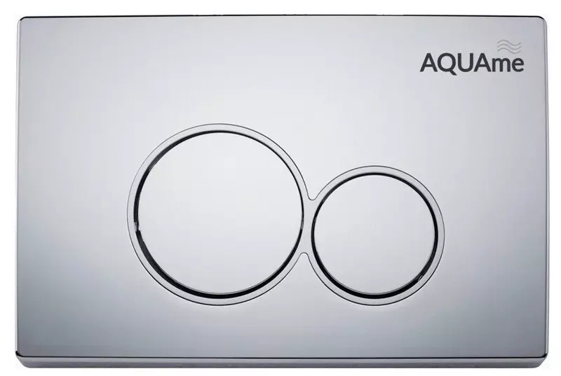 Кнопка смыва «AQUAme» AQM4101CR пластик хром