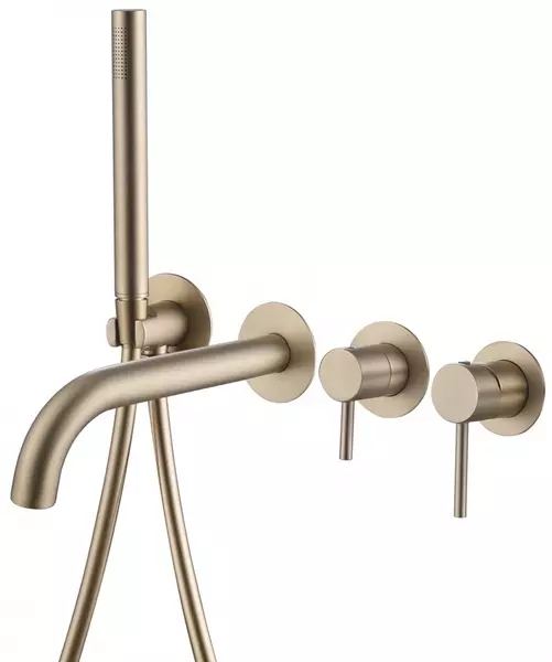 

Смеситель для ванны «Abber» Wasser Kreis AF8130G матовое золото