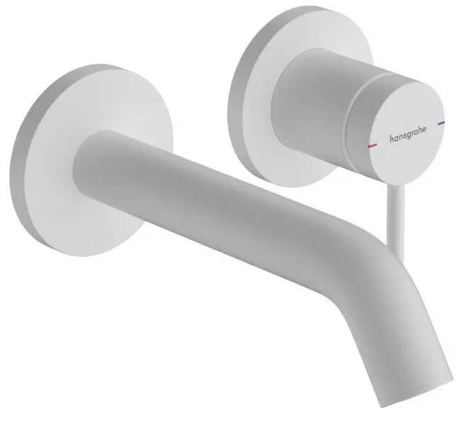 

Внешняя часть смесителя «Hansgrohe» Tecturis S 73350700 17,5 белая матовая