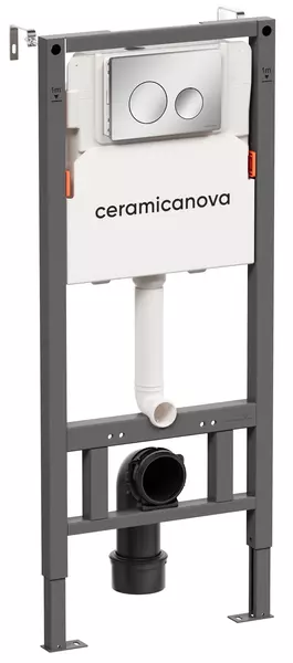 

Инсталляция для унитаза с кнопкой «Ceramica Nova» CN121001CH Balance Circle