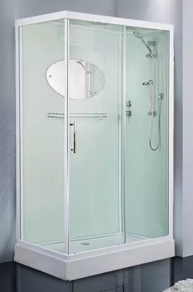 

Душевая кабина «Esbano» ESW-129CKR 120/90 низкий поддон прозрачная/белая универсальная