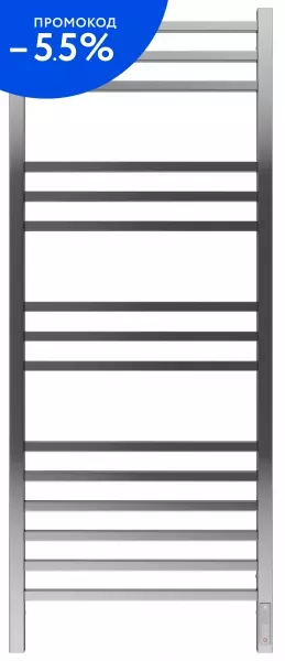 

Электрический полотенцесушитель «Terminus» Ватикан П15 53/130 Sensor Quick Touch хром правый