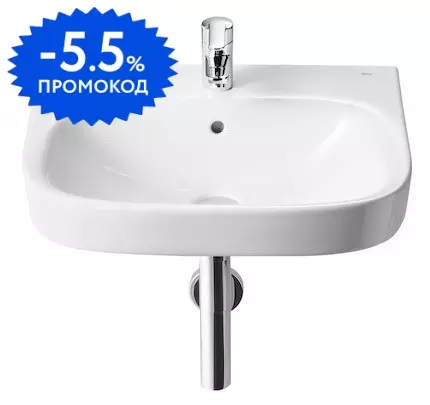 Раковина «Roca» Debba 50/42 732799600Y фарфоровая белая