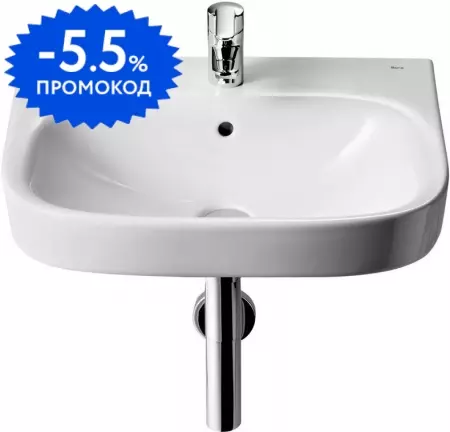 Раковина «Roca» Debba 55/44 732799500Y фарфоровая белая