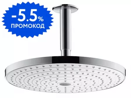 

Верхний душ «Hansgrohe» Raindance Select S 27337400 белый/хром