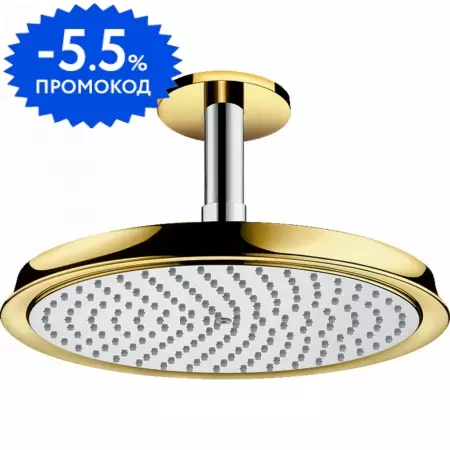 Верхний душ «Hansgrohe» Raindance 27405090 хром/золото