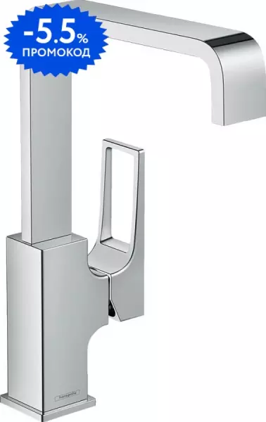 Смеситель для раковины «Hansgrohe» Metropol 74511000 с донным клапаном хром