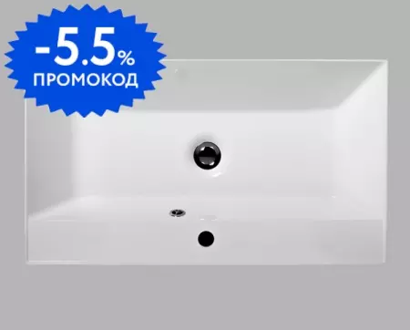 Раковина «Belbagno» 80/45 BB800/450-LV-MR-AST искусственный камень белая