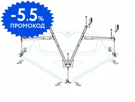 Каркас под ванну «Cezares» Cetina-140-MF