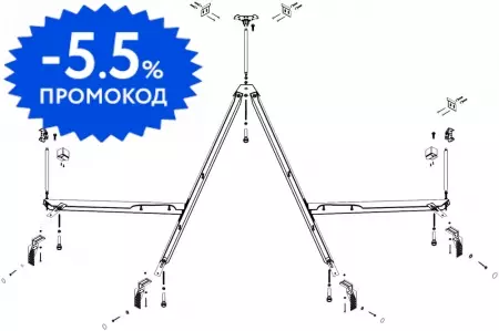 Каркас под ванну «Cezares» Cetina-130-MF