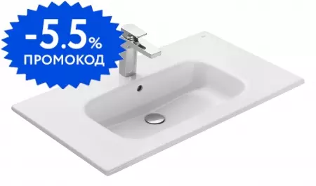 Раковина «Roca» Victoria Nord 80 732799C000 фарфоровая белая