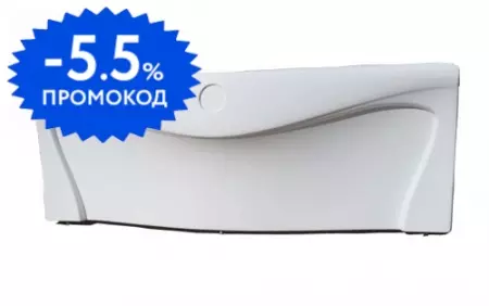 

Экран под ванну «Фэма» Франческа белый/белый
