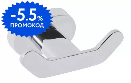 Крючок «Bemeta» Oval 118406031 на стену хром