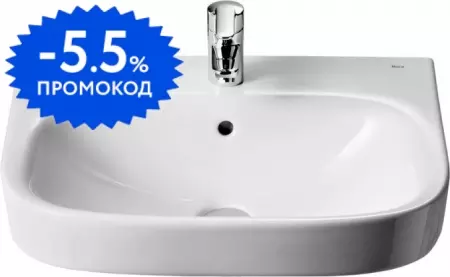 Раковина «Roca» Debba 60/48 732799400Y фарфоровая белая