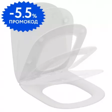 Сиденье для унитаза «Ideal Standard» Tesi T352701 дюропласт с микролифтом белое