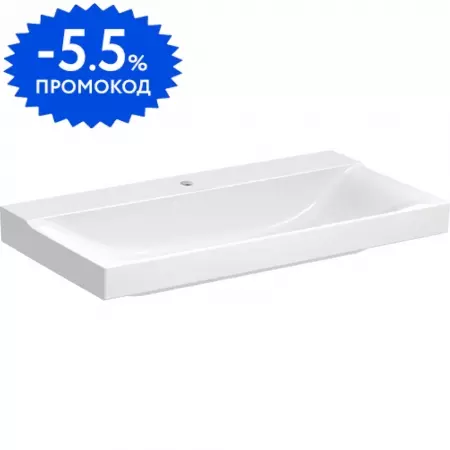 

Раковина «Geberit» Xeno 90/48 500.531.01.1 фарфоровая белая