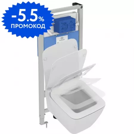 Комплект инсталляция с унитазом «Ideal Standard» Prosys Frame Strada II E387001 белый