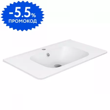 Раковина «Vincea» 60/47 VCB-2VP600W искусственный камень белая