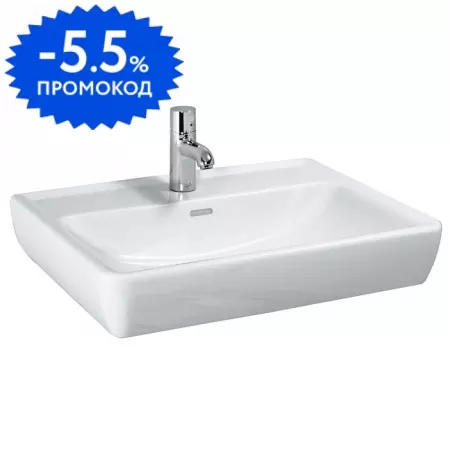 

Раковина «Laufen» Pro 55/48 8.1895.1.000.104.1 фарфоровая белая