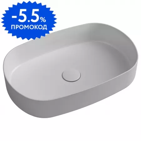 Раковина «Isvea» Infinity 55/36 10NF65055SV-2L фарфоровая белая матовая