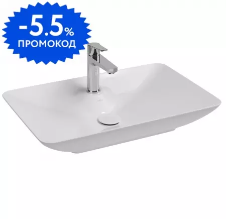 Раковина «Isvea» SistemaY 65/40 10SY50065SV фарфоровая белая