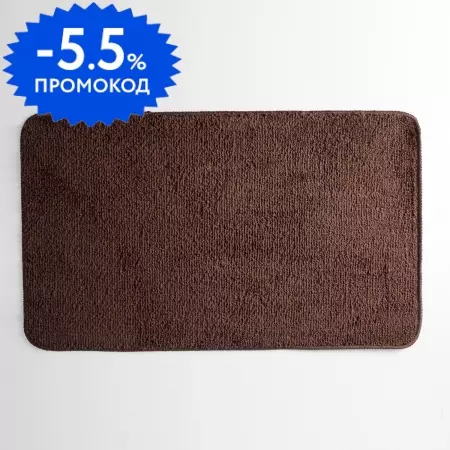 

Коврик для ванной «WasserKRAFT» Vils BM-1041 75/45 резина, микрофибра Deep Mahogany