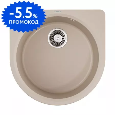 Мойка для кухни «Omoikiri» Akegata 51 SA 51/51 искусственный камень бежевая