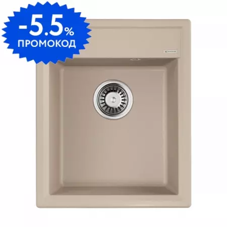 Мойка для кухни «Omoikiri» Daisen 42 SA 42/51 искусственный камень бежевая