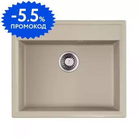 Мойка для кухни «Omoikiri» Daisen 60 SA 60/51 искусственный камень бежевая