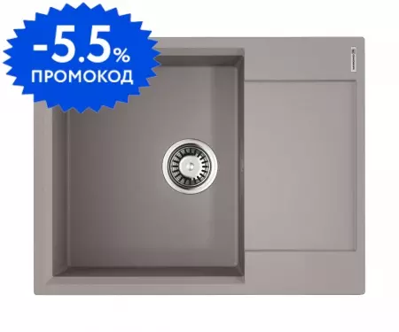 Мойка для кухни «Omoikiri» Daisen 65 GR 65/51 искусственный камень leningrad grey