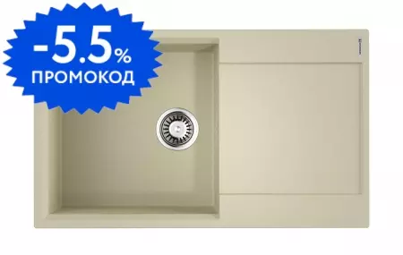 Мойка для кухни «Omoikiri» Daisen 86 BE 86/51 искусственный камень ваниль