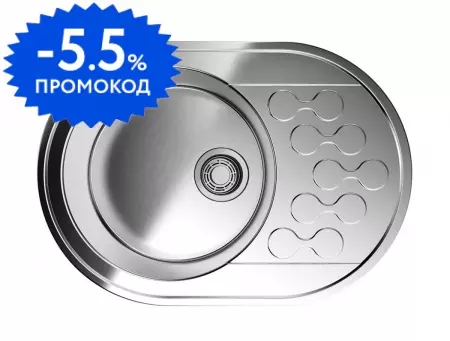 Мойка для кухни «Omoikiri» Kasumigaura 65 IN 65/46 нержавеющая сталь универсальная