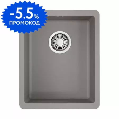 Мойка для кухни «Omoikiri» Kata 34 U GR 34/42 искусственный камень leningrad grey