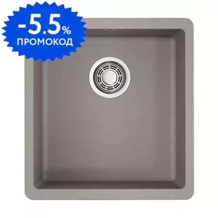 Мойка для кухни «Omoikiri» Kata 40 U GR 40/42 искусственный камень leningrad grey