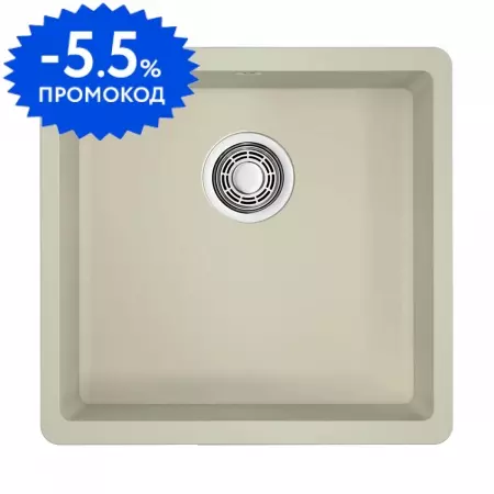 Мойка для кухни «Omoikiri» Kata 44 U PA 44/42 искусственный камень пастила