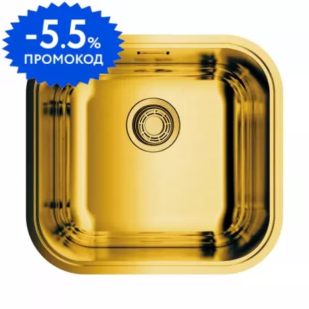 Мойка для кухни «Omoikiri» Omi 44 U/IF АB 45/42 нержавеющая сталь латунь