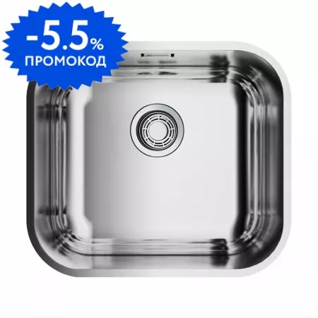 Мойка для кухни «Omoikiri» Omi 49 U IN 50/45 нержавеющая сталь