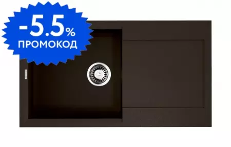 Мойка для кухни «Omoikiri» Sakaime 78 DC 78/44 искусственный камень тёмный шоколад универсальная