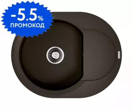 Мойка для кухни «Omoikiri» Sakaime 60E DC 60/47 искусственный камень тёмный шоколад универсальная