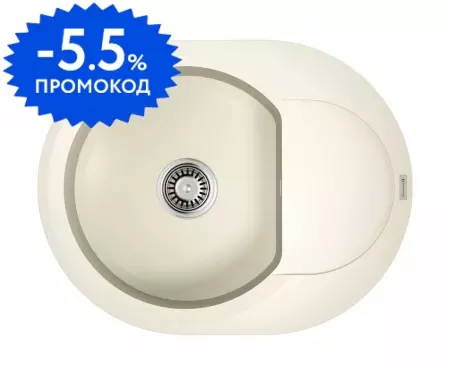 Мойка для кухни «Omoikiri» Sakaime 60E WH 60/47 искусственный камень белая универсальная