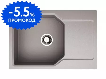 Мойка для кухни «Omoikiri» Yonaka 78 LB GR 78/51 искусственный камень leningrad grey универсальная