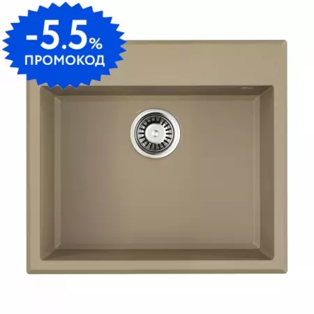 Мойка для кухни «Omoikiri» Tedori 57 CH 57/51 искусственный камень шампань