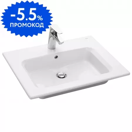 Раковина «Roca» The Gap 60/46 73279A8000 73279A8000 фарфоровая белая