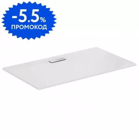 Душевой поддон «Ideal Standard» UltraFlat New T447001 140/80 тонкий акриловый прямоугольный белый глянцевый без сифона