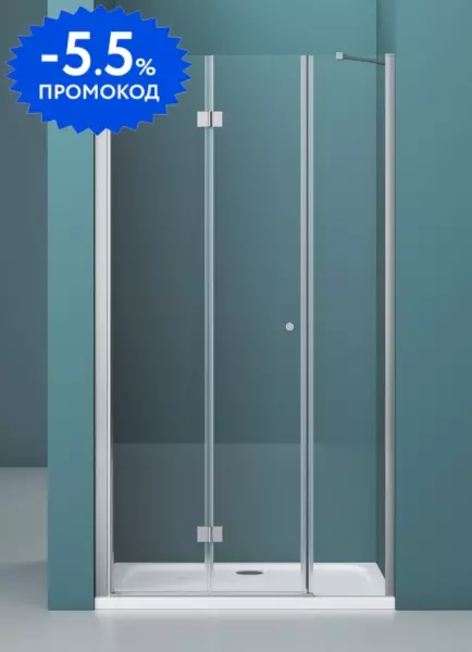 

Душевая дверь «Belbagno» ALBANO-BS-13-60+80-C-Cr 140/195 прозрачная/хром универсальная